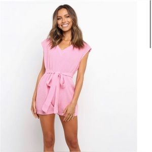 Petal and Pup Kaiden Romper- Pink
